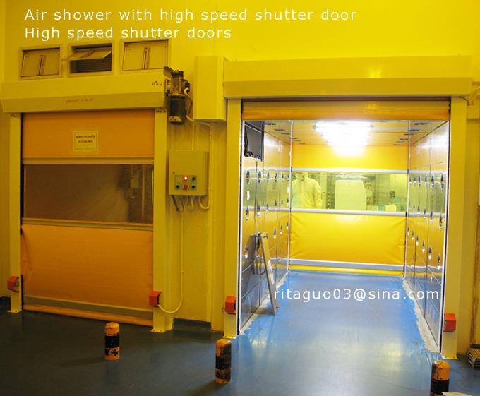 Big Cargo 400W Cleanroom Air Shower With Shutter Door , HEPA Filter 4