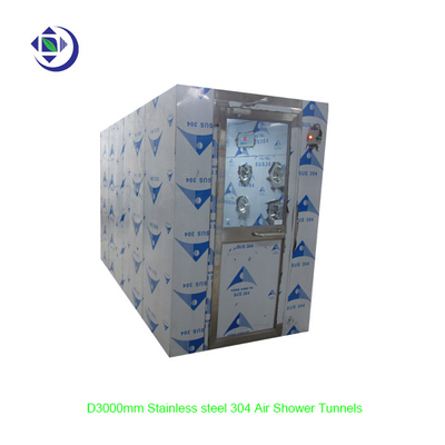 satın al Depth 3000mm Air Shower Cleanroom With Manual Doors For Six People online manufacture