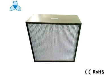satın al Professional Deep Pleated H13 Hepa Air Filter 0.3 Um Paper Foil For Clean Room online manufacture