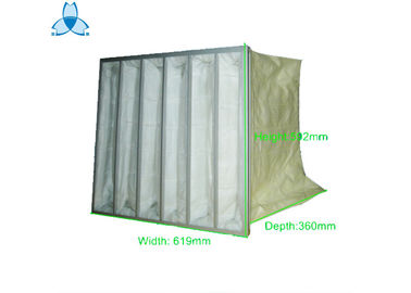 satın al Synthetic Fiber Pocket Air Filter 619*360*592mm For Filtrate The Dust Partcles online manufacture