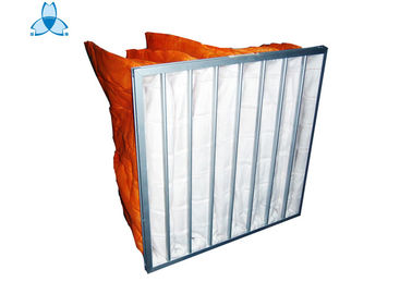satın al Industrial Orange Pocket Air Filter High Dirty Capacity With EVA Or Silica Rubber Gasket online manufacture