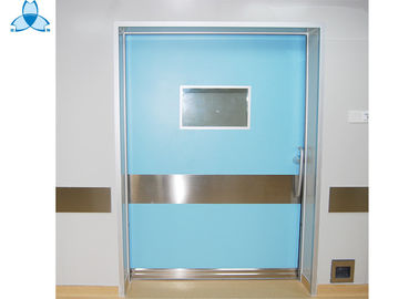 satın al Hospital Single Leaf Door Swing Door With Air Seal And Fireproof Feature online manufacture