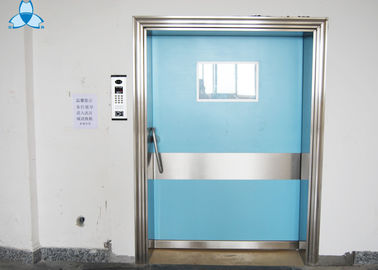satın al Outside Powder Coated Hospital Air Filter Blue Color With Single Swing Door online manufacture