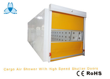 satın al OEM Clean Air Shower Tunnel With Auto High Fast Speed Shutter Doors By Radar Sensor online manufacture