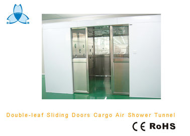 satın al White Stainless Steel Air Shower With Electric Interlocked Locks , 22-25m/s Wind Speed online manufacture