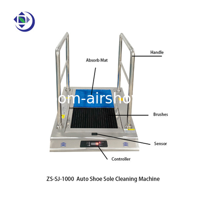 satın al Otomatik Ayakkabı Sol Temizleyici Temiz Oda ve Sanitasyon Alanı SS304 20W online manufacture