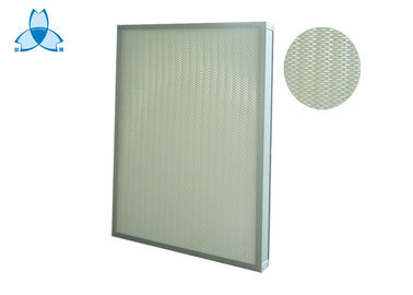 satın al Anodized Aluminum Frame Mini Pleat HEPA Filter For Clean Room / HVAC Applications online manufacture