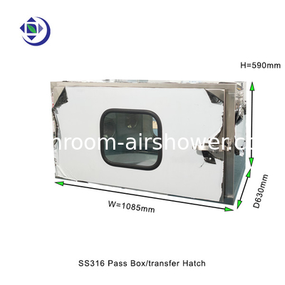 satın al SS316 Temiz oda Kutunun içinden geçiyor / transfer kapağı Filtrasyon yok online manufacture