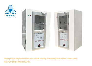satın al Çift Üfleme Cleanroom Hava Duşu Tek Alüminyum Kapı W1400xD1000xH2100mm online manufacture