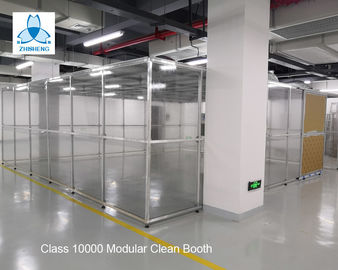 satın al Sınıf 10000 FFU Temiz Oda Ekipmanları Sürgülü Kapılar / İlaç Temiz Kabinli Alüminyum Yapı online manufacture