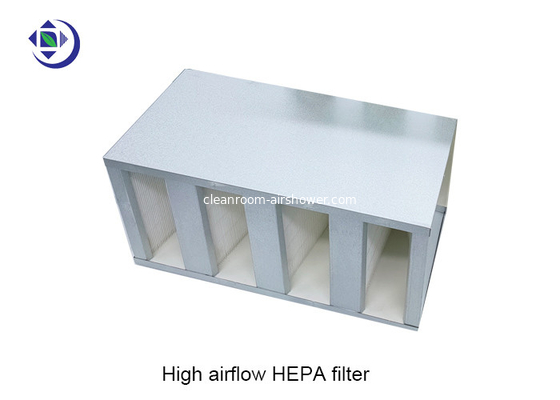 satın al Galvanizli Çerçeve H13 H14 Yüksek Hava Akışlı Kompakt HEPA Filtre online manufacture