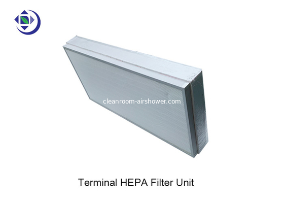 satın al Fiberglas Medya ile Eloksallı Alüminyum Çerçeve Tek Kullanımlık H13 H14 HEPA Filtre Kutusu online manufacture