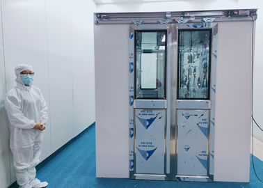 AS-2040D-2.2-AD Çift yapraklı sürgülü kapılı temiz oda hava duşu