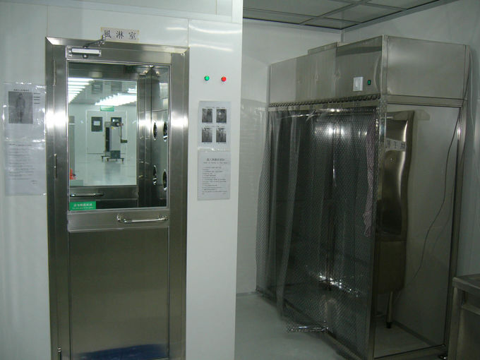 Outside Spray Coating Inside Stainless Steel Air Shower For 1-2 Person 0